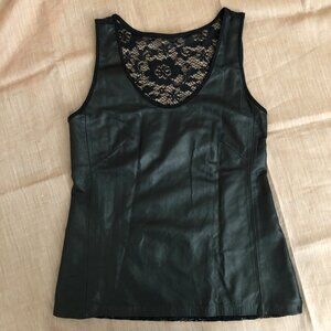 Black Leather And Lace Gorgeous Piece